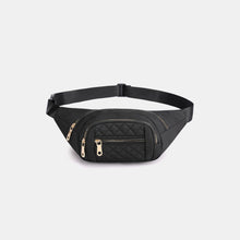 Load image into Gallery viewer, Zenana Quilted Multi Pocket Waist Belt Bag