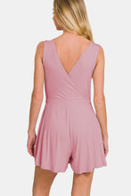 Load image into Gallery viewer, Zenana Surplice Neckline Sleeveless Romper