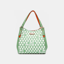 Load image into Gallery viewer, Nicole Lee USA Contrast Polka Dot Handbag