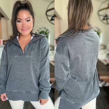 Load image into Gallery viewer, Isabella Half Zip Pullover (2 Colorways!)