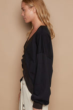 Load image into Gallery viewer, POL V-Cutout 2 Way Sweatshirt (black)