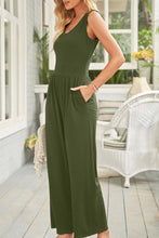 Load image into Gallery viewer, Full Size Scoop Neck Wide Strap Jumpsuit