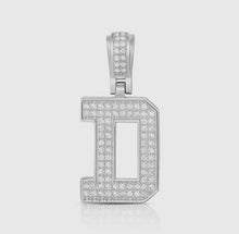 Load image into Gallery viewer, Baby Block Diamond Initial Charms