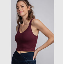 Load image into Gallery viewer, *DOORBUSTER!* Butterluxe Crop Tank (Cassis)