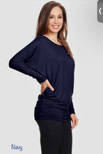 Load image into Gallery viewer, *STEAL!* Tuning In Tunic Top (2 colorways!)