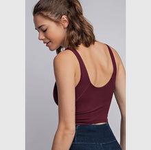 Load image into Gallery viewer, *DOORBUSTER!* Butterluxe Crop Tank (Cassis)