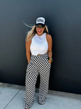 Load image into Gallery viewer, In It To Win It Checkered Pants