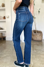 Load image into Gallery viewer, Judy Blue* Dark Rigid Magic Heavy Destroy Straight Jeans