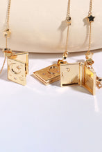 Load image into Gallery viewer, Star and Moon Copper 14K Gold-Plated Necklace