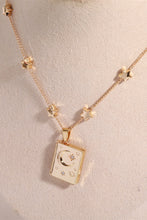 Load image into Gallery viewer, Star and Moon Copper 14K Gold-Plated Necklace