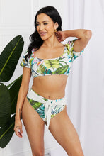 Load image into Gallery viewer, Vacay Ready Puff Sleeve Bikini (Floral)