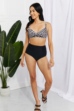 Load image into Gallery viewer, Take A Dip Twist High-Rise Bikini (Leopard)