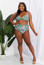 Load image into Gallery viewer, Take A Dip Twist High-Rise Bikini (Sage)