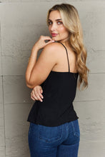 Load image into Gallery viewer, For The Weekend Loose Fit Cami (black)