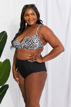 Load image into Gallery viewer, Take A Dip Twist High-Rise Bikini (Leopard)