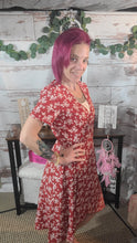 Load image into Gallery viewer, Vacay Floral Print Wrap Dress