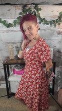 Load image into Gallery viewer, Vacay Floral Print Wrap Dress
