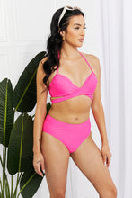 Load image into Gallery viewer, Summer Splash Halter Bikini Set (Pink)