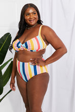 Load image into Gallery viewer, Take A Dip Twist High-Rise Bikini (Stripe)