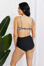 Load image into Gallery viewer, Take A Dip Twist High-Rise Bikini (Leopard)