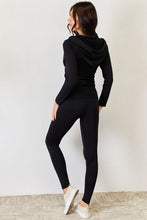 Load image into Gallery viewer, Julia’s Back Legging Set (Black)