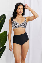 Load image into Gallery viewer, Take A Dip Twist High-Rise Bikini (Leopard)