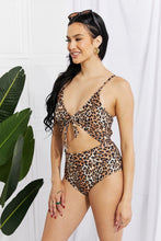 Load image into Gallery viewer, Lost At Sea Cutout One-Piece Swimsuit
