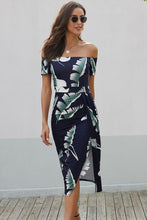 Load image into Gallery viewer, Off-Shoulder Split Dress (Multiple colors!)