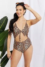 Load image into Gallery viewer, Lost At Sea Cutout One-Piece Swimsuit