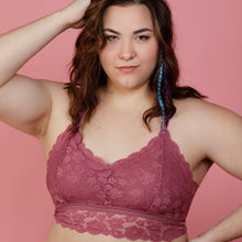Load image into Gallery viewer, Juliette Deluxe Lace Bralette - Tea Rose