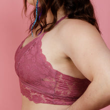 Load image into Gallery viewer, Juliette Deluxe Lace Bralette - Tea Rose