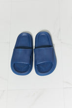 Load image into Gallery viewer, Arms Around Me Open Toe Slide in Navy