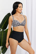 Load image into Gallery viewer, Take A Dip Twist High-Rise Bikini (Leopard)