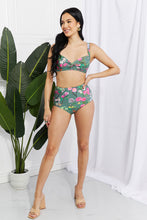Load image into Gallery viewer, Take A Dip Twist High-Rise Bikini (Sage)