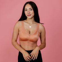 Load image into Gallery viewer, Hannah Lace Bralette - Brick