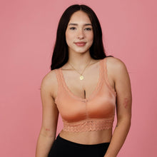 Load image into Gallery viewer, Hannah Lace Bralette - Brick