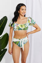 Load image into Gallery viewer, Vacay Ready Puff Sleeve Bikini (Floral)