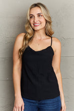 Load image into Gallery viewer, For The Weekend Loose Fit Cami (black)