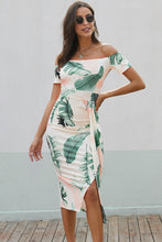 Load image into Gallery viewer, Off-Shoulder Split Dress (Multiple colors!)