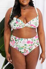 Load image into Gallery viewer, Take A Dip Twist High-Rise Bikini (Cream)