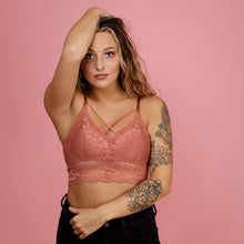 Load image into Gallery viewer, Luna Lace Bralette-Brick