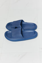 Load image into Gallery viewer, Arms Around Me Open Toe Slide in Navy