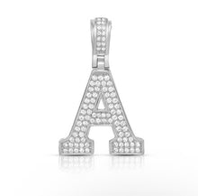 Load image into Gallery viewer, Baby Block Diamond Initial Charms