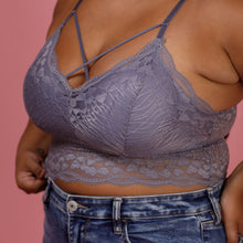 Load image into Gallery viewer, Luna Lace Bralette-Indigo