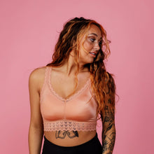 Load image into Gallery viewer, Hannah Lace Bralette - Brick
