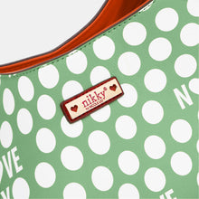 Load image into Gallery viewer, Nicole Lee USA Contrast Polka Dot Handbag
