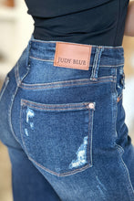 Load image into Gallery viewer, Judy Blue* Dark Rigid Magic Heavy Destroy Straight Jeans
