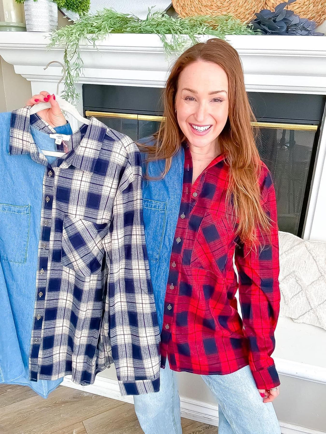 It Takes Two Flannel (red)