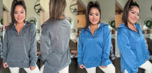 Load image into Gallery viewer, Isabella Half Zip Pullover (2 Colorways!)
