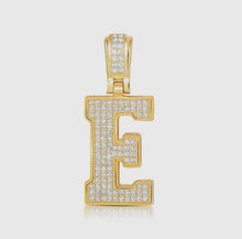 Load image into Gallery viewer, Baby Block Diamond Initial Charms
